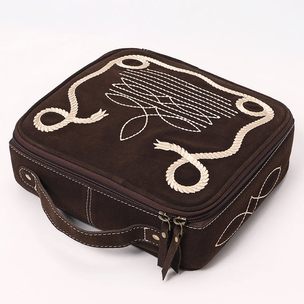 ADBGA681 American Darling Boot Genuine suede Jewelry Case with Western Embroidery