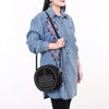 ADBGA682 American Darling Boot Stitched Genuine Suede Western Leather Canteen Bag