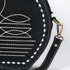 ADBGA682 American Darling Boot Stitched Genuine Suede Western Leather Canteen Bag