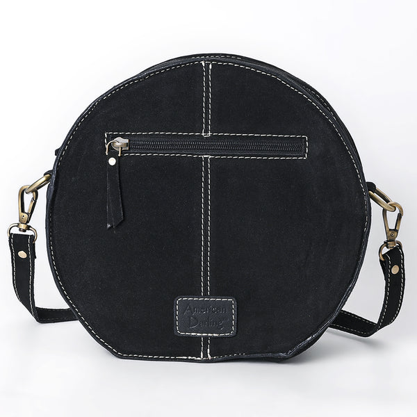 ADBGA682 American Darling Boot Stitched Genuine Suede Western Leather Canteen Bag