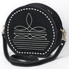 ADBGA682 American Darling Boot Stitched Genuine Suede Western Leather Canteen Bag