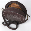 ADBGA682 American Darling Boot Stitched Genuine Suede Western Leather Canteen Bag