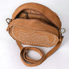 ADBGA682 American Darling Boot Stitched Genuine Suede Western Leather Canteen Bag