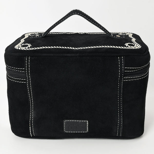 ADBGA683 American Darling Boot Stitched Genuine Suede Leather Jewelry Case