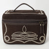 ADBGA683 American Darling Boot Stitched Genuine Suede Leather Jewelry Case