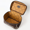 ADBGA683 American Darling Boot Stitched Genuine Suede Leather Jewelry Case