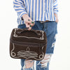 ADBGA683 American Darling Boot Stitched Genuine Suede Leather Jewelry Case
