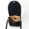 ADBGA685 American Darling Boot Stitched Suede Genuine Leather Cross body Bag