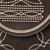 ADBGA685 American Darling Boot Stitched Suede Genuine Leather Cross body Bag
