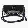 ADBGA686 American Darling Boot Stitched Suede Genuine Leather Small Cross body Bag