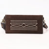 ADBGA686 American Darling Boot Stitched Suede Genuine Leather Small Cross body Bag