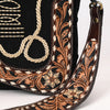 ADBGA687 American Darling Boot Stitched Suede Leather Hand Tooled Cross body Bag