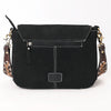 ADBGA687 American Darling Boot Stitched Suede Leather Hand Tooled Cross body Bag