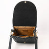 ADBGA691 American Darling Tooled Floral Quilted Leather Cross body Bag