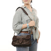 ADBGA692 American Darling Boot Stitched Genuine Suede Leather Small Cross body Bag