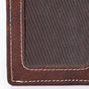 ADCCM108B Brown Leather Vertical ID Card Holder - Sleek & Functional