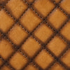 ADBGM529A Quilted Tan Leather Bifold Wallet - Western Mens Handcrafted Slim Wallet