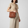 SWM116 Bronzello - Woven Leather Cross Body
