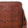 SWM116 Bronzello - Woven Leather Cross Body