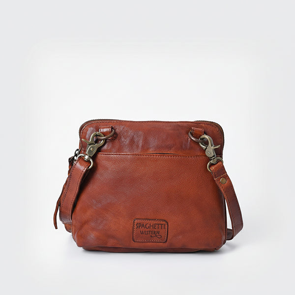 SWM116 Bronzello - Woven Leather Cross Body