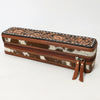 ADBGA706 American Darling Hand Tooled Floral Carved Cowhide Hair Accessories Bag