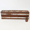 ADBGA706 American Darling Hand Tooled Floral Carved Cowhide Hair Accessories Bag