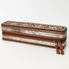 ADBGA706 American Darling Hand Tooled Floral Carved Cowhide Hair Accessories Bag