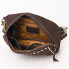 ADBGA710 American Darling Buck Stitched Genuine Suede Leather Western Camera Bag