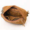 ADBGA710 American Darling Buck Stitched Genuine Suede Leather Western Camera Bag