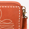 ADBGA710 American Darling Buck Stitched Genuine Suede Leather Western Camera Bag