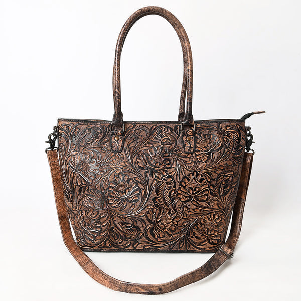 ADBG1519 American Darling Western Genuine Leather Tote Bag with Hand-Tooled Detailing | Premium Everyday Carry