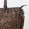 ADBG1519 American Darling Western Genuine Leather Tote Bag with Hand-Tooled Detailing | Premium Everyday Carry