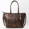 ADBG1519 American Darling Western Genuine Leather Tote Bag with Hand-Tooled Detailing | Premium Everyday Carry