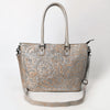 ADBG1519 American Darling Western Genuine Leather Tote Bag with Hand-Tooled Detailing | Premium Everyday Carry