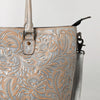 ADBG1519 American Darling Western Genuine Leather Tote Bag with Hand-Tooled Detailing | Premium Everyday Carry