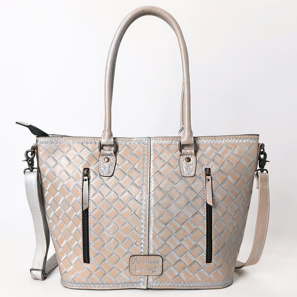 ADBG1519 American Darling Western Genuine Leather Tote Bag with Hand-Tooled Detailing | Premium Everyday Carry