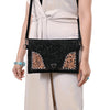 ADBG1641 American Darling Western Leather Small Cross Body Bag with Damascus Hand-Tooled Floral Accents