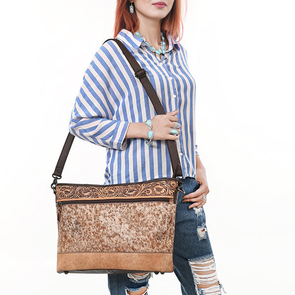 SKBZ173 Large Crossbody Genuine Leather women bag western Bag