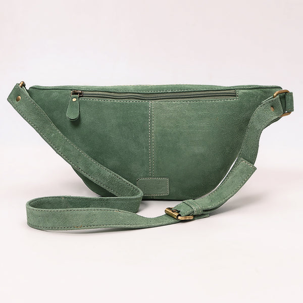 ADBGA668 American Darling Genuine Leather Fanny Pack with Boot Stitch Embroidery