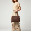 ADBG1644 American Darling Western Leather Damascus Tote Bag with Genuine Leather Handles and Spacious Interior