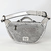 ADBGZ829 Hand-Tooled Leather Western Belt Bag - Floral Fanny Pack with Adjustable Strap