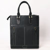 ADBGA642 American Darling Hand Tooled Genuine Leather Tote Bag Floral Carved