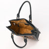 ADBGA642 American Darling Hand Tooled Genuine Leather Tote Bag Floral Carved