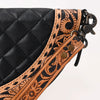 ADBG1666 Western Genuine Leather Taco Bag with Hand-Tooled Detailing by American Darling