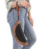 ADBG1666 Western Genuine Leather Taco Bag with Hand-Tooled Detailing by American Darling