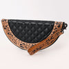 ADBG1666 Western Genuine Leather Taco Bag with Hand-Tooled Detailing by American Darling