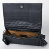 ADBG1668 American Darling Hand-Tooled Floral Western Leather Crossbody Bag with Fringe