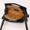 ADBG1677 American Darling Hand-Tooled Western Leather Clutch Bag - Floral Carved