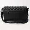 ADBG1678 American Darling Hand-Tooled Western Leather Crossbody Bag with Fringe & Floral Carving
