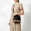 ADBG1679 American Darling Quilted Leather Crossbody | Hand-Tooled Floral Accent Bag